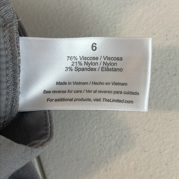 The Limited Gray Dress Pants Size 6 - Picture 4 of 5